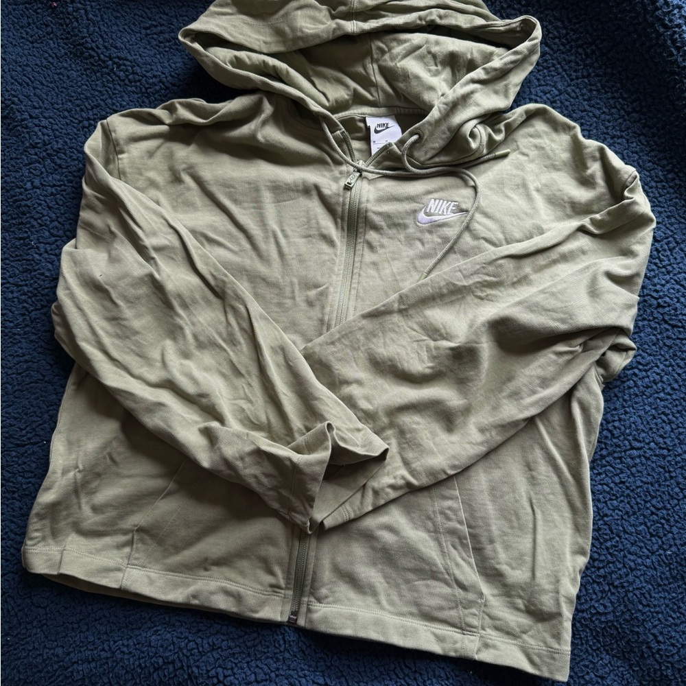 Nike Matcha Green Full Zip Hoodie